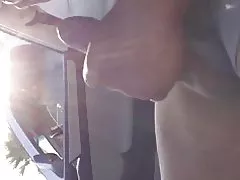 Naočare baka ogroman spermu flash!